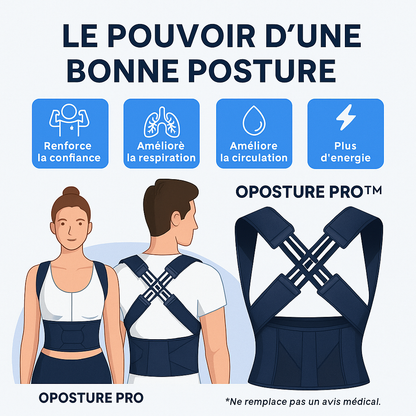 OPOSTURE PRO™ -   REDRESSEZ VOTRE DOS ET ÉLIMINEZ VOS DOULEURS NATURELLEMENT
